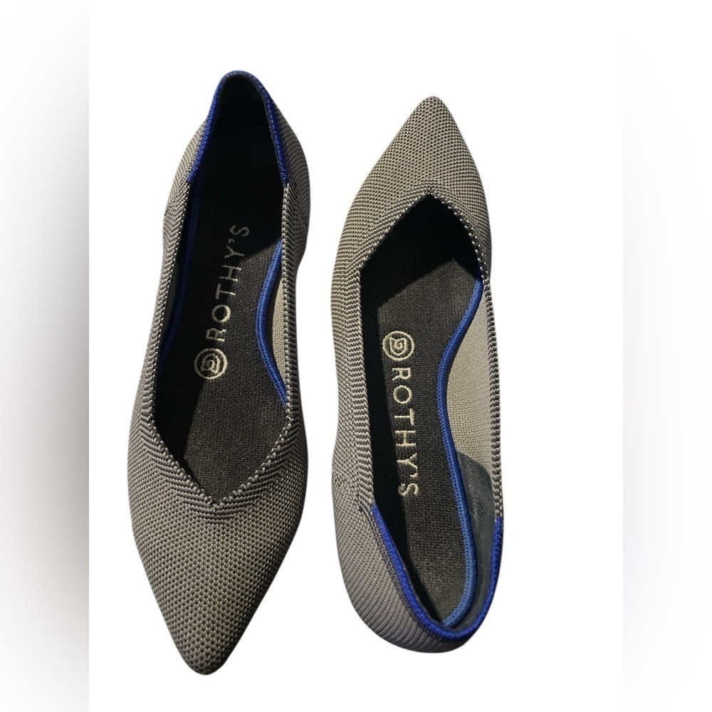 Rothy's The Point Pebble Gray